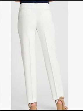 Zac & Rachel White Cropped Dress Pants